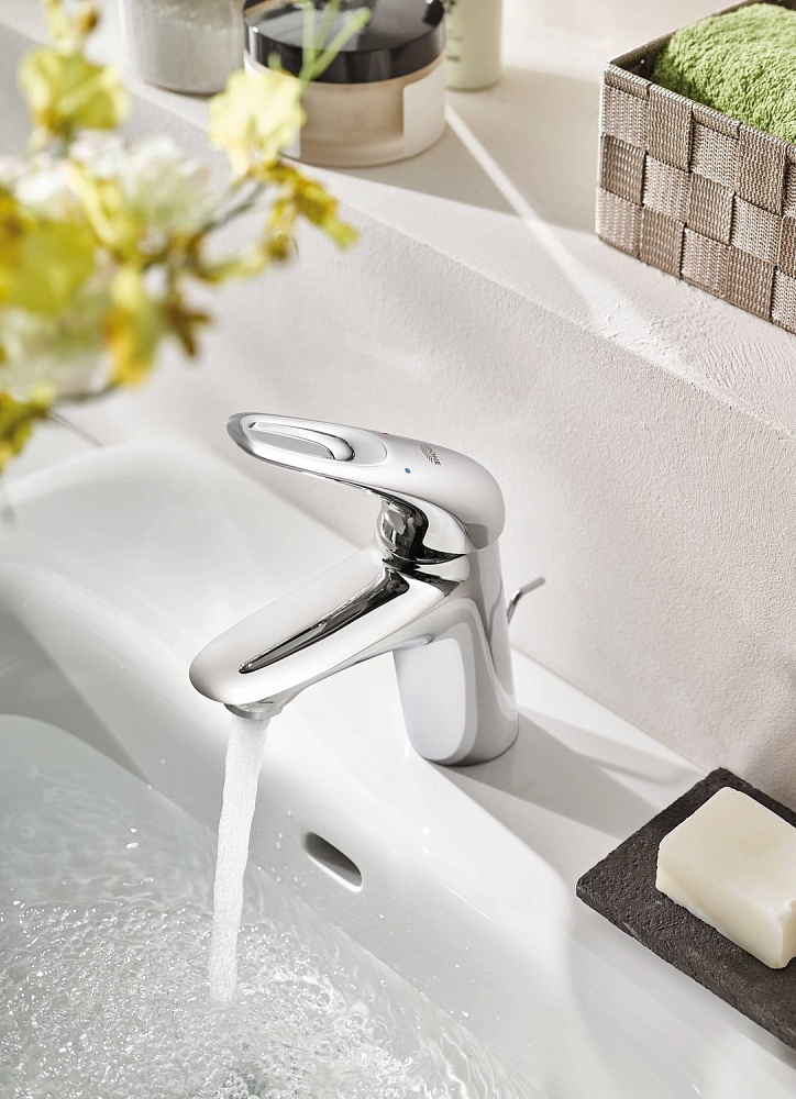 Смеситель для раковины Grohe Eurostyle New 33558003 хром купить в интернет-магазине сантехники Sanbest