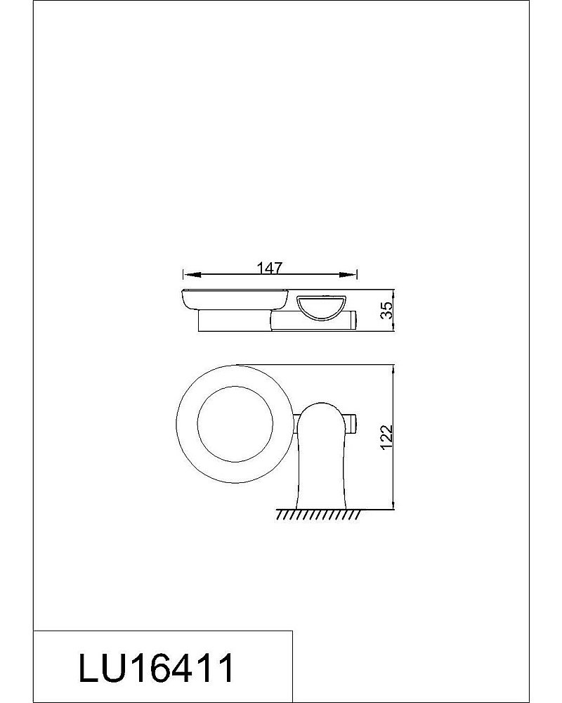 Мыльница Rush Luson LU16411 купить в интернет-магазине сантехники Sanbest