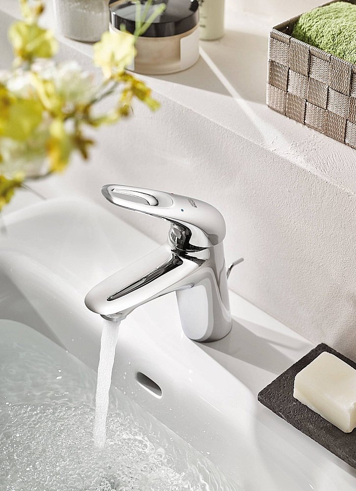 Смеситель для раковины Grohe Eurostyle New 33558003 хром купить в интернет-магазине сантехники Sanbest