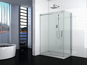 Душевой уголок CeruttiSpa CEZA'S 120x90 CEZA'S120 стекло прозрачное/профиль хром купить в интернет-магазине Sanbest