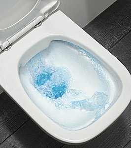 Унитаз подвесной Jacob Delafon Vox E21747RU-CP безободковый, с инсталляцией, с крышкой микролифт, белый/кнопка хром купить в интернет-магазине Sanbest