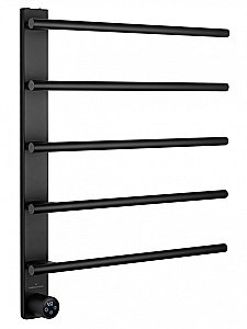 Полотенцесушитель электрический WONZON & WOGHAND NÜRNBERG, Черный матовый (WW-AL345-MB) купить в интернет-магазине сантехники Sanbest