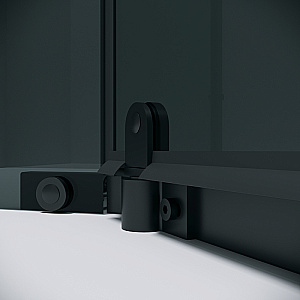 Душевой уголок Grossman Pragma 100х100 302.K33.03.1010.21.10 стекло тонированное/профиль черный матовый купить в интернет-магазине Sanbest