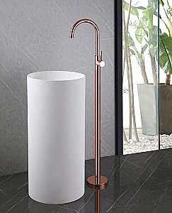 Смеситель для раковины Abber WASSER KREIS AF8141RG розовое золото купить в интернет-магазине сантехники Sanbest