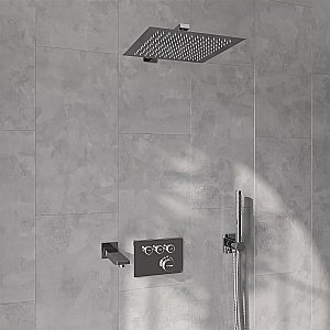 Душевая система WasserKraft Dinkel A5858.090.118.271.010.137.091 Thermo хром купить в интернет-магазине сантехники Sanbest