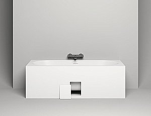 Ванна Salini ORNELLA AXIS KIT S-Sense 180x80 103511M белая матовая купить в интернет-магазине Sanbest