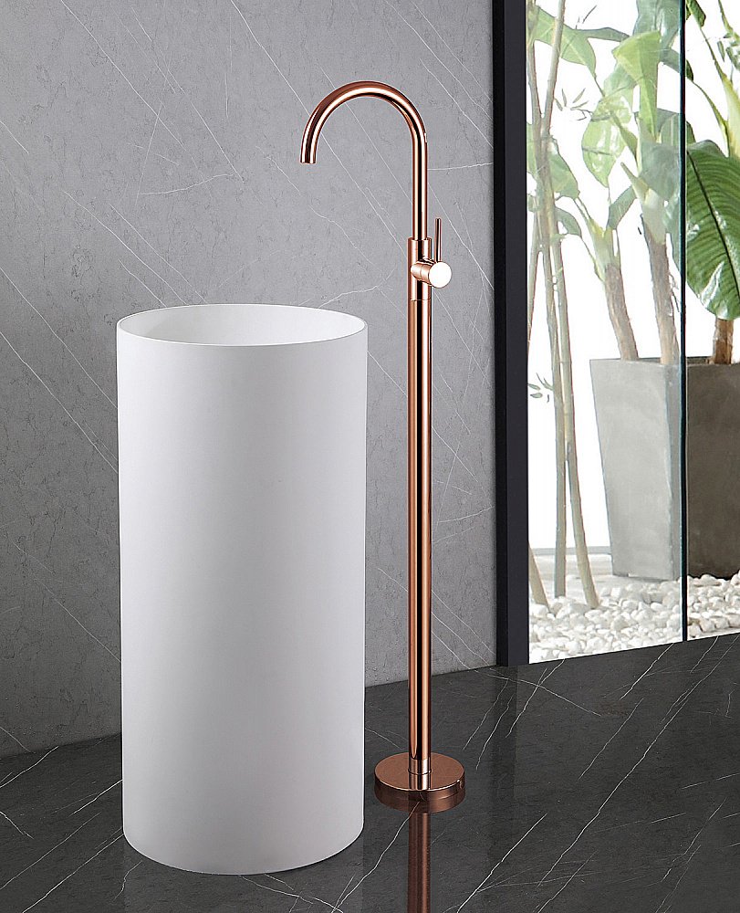 Смеситель для раковины Abber WASSER KREIS AF8141RG розовое золото купить в интернет-магазине сантехники Sanbest