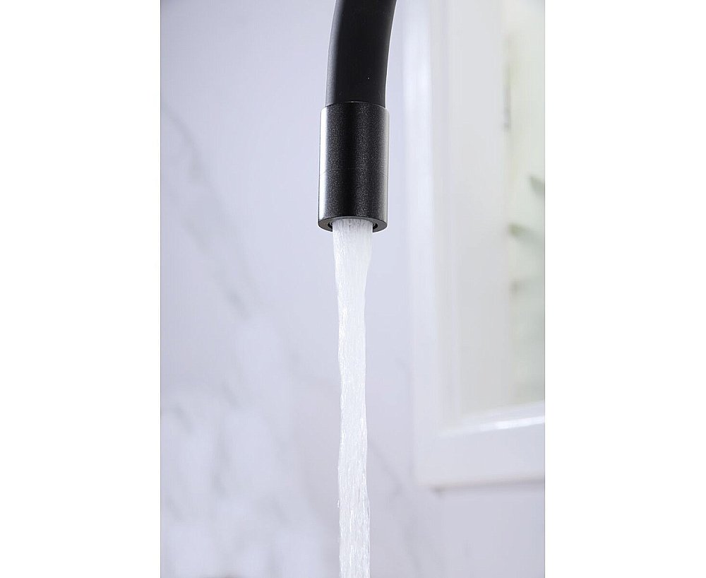 Смеситель для кухни Paulmark Salix Sa213419-BLM черный  купить в интернет-магазине сантехники Sanbest