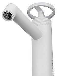 Смеситель для раковины WONZON & WOGHAND, Белый матовый (WW-H1065-MW) купить в интернет-магазине сантехники Sanbest