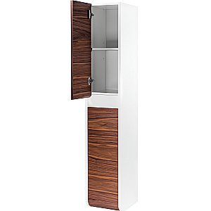 Пенал Pestan Vision 35 VSN000P орех/белый для ванной в интернет-магазине сантехники Sanbest