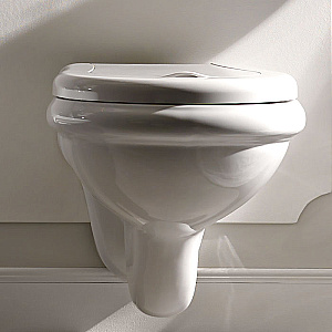 Унитаз подвесной Kerasan Retro 1015 белый купить в интернет-магазине Sanbest