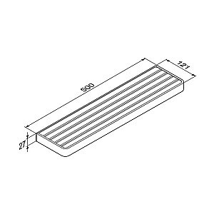 Полка Damixa Jupiter DA7737600 купить в интернет-магазине сантехники Sanbest