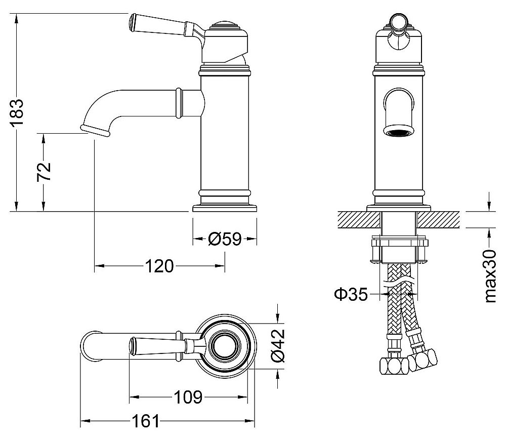 Смеситель для раковины Timo Arisa 5361/03F купить в интернет-магазине сантехники Sanbest