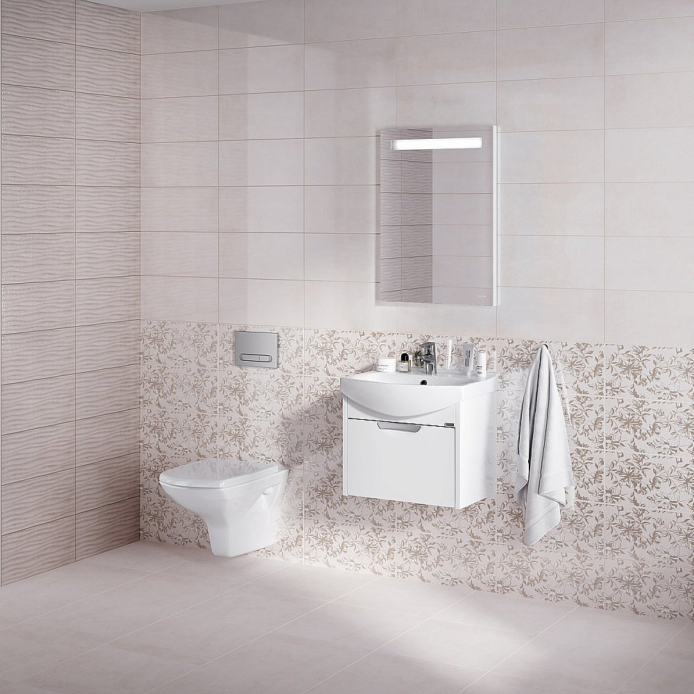 Зеркало CERSANIT LED KN-LU-LED010*50-b-Os в ванную от интернет-магазине сантехники Sanbest