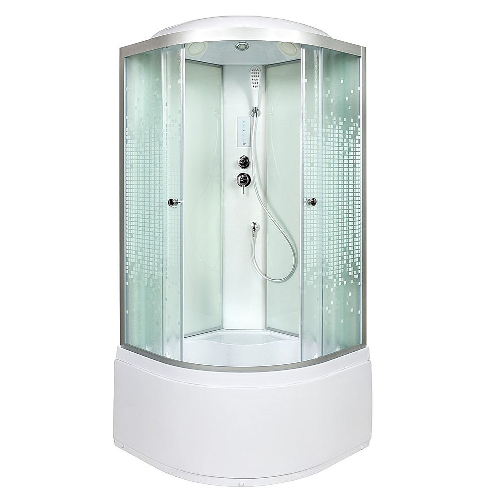 Душевая кабина AvaCan L910 100x100 с электрикой купить в интернет-магазине Sanbest