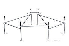Монтажный комплект Roca Bali 150x150 ZRU9302917 купить в интернет-магазине сантехники Sanbest
