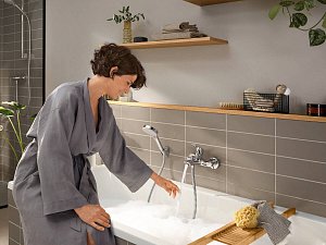 Смеситель для ванны Hansgrohe Rebris E 72450000 купить в интернет-магазине сантехники Sanbest