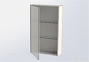 Зеркальный шкаф Aquanet Августа 58 дуб сонома купить в интернет-магазине сантехники Sanbest