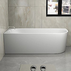 Ванна акриловая CeruttiSPA AMI CT10090 170х75 белая купить в интернет-магазине Sanbest