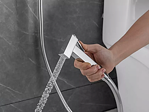 Гигиенический душ Allen Brau Infinity 5.21005-BN никель брашированный купить в интернет-магазине сантехники Sanbest