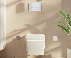 Кнопка для инсталляции Vitra Root Square 740-2380 хром купить в интернет-магазине сантехники Sanbest