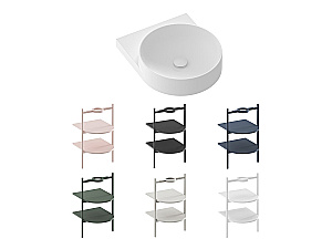 Раковина Ravak Yard 400 XJX0E240001 белый матовый купить в интернет-магазине Sanbest