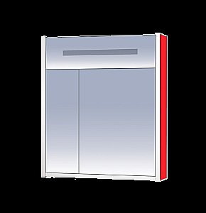 Зеркальный шкаф Misty Джулия 65 красный купить в интернет-магазине сантехники Sanbest