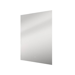 Зеркало с LED подсветкой Orange QUADRO OQ-50ZE 50x70 белый в ванную от интернет-магазине сантехники Sanbest