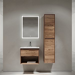 Тумба с раковиной Sancos Marmi 1.0 MR1.060ECH дуб чарльстон для ванной в интернет-магазине Sanbest