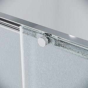 Душевая дверь Grossman Style 100 100.K33.05.100.10.02 стекло шиншилла/профиль хром купить в интернет-магазине Sanbest