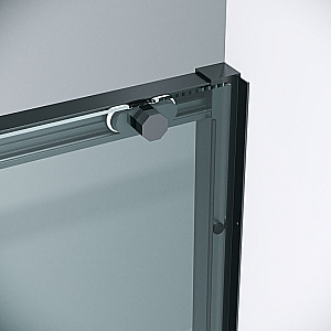 Душевая дверь Grossman Style 110 100.K33.05.110.21.00 стекло прозрачное/профиль черный матовый купить в интернет-магазине Sanbest