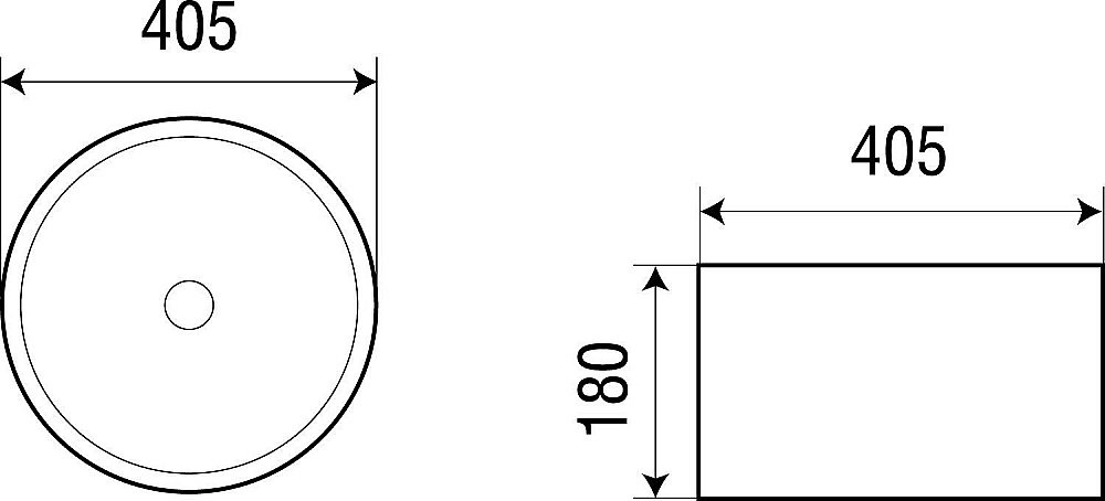 Накладная раковина WeltWasser WW ELBACH 3272 40,5 белая купить в интернет-магазине Sanbest