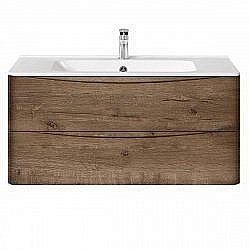 Тумба под раковину Vincea Paola 100 коричневая купить в интернет-магазине сантехники Sanbest