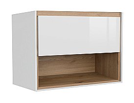 Тумба под раковину подвесная Cersanit LOUNA 80 64071 белая купить в интернет-магазине сантехники Sanbest