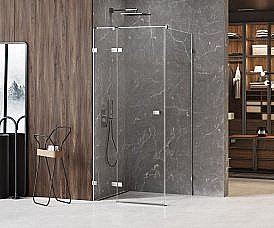 Душевой уголок NEW TRENDY AVEXA 110х120 стекло прозрачное/профиль хром купить в интернет-магазине Sanbest