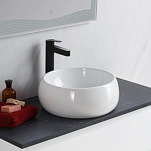 Раковина накладная Belbagno 40 BB1065 белая купить в интернет-магазине Sanbest