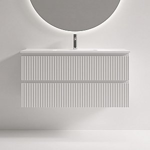 Тумба с раковиной Sancos Snob R SNR100/39W/CN7027 Bianco для ванной в интернет-магазине Sanbest