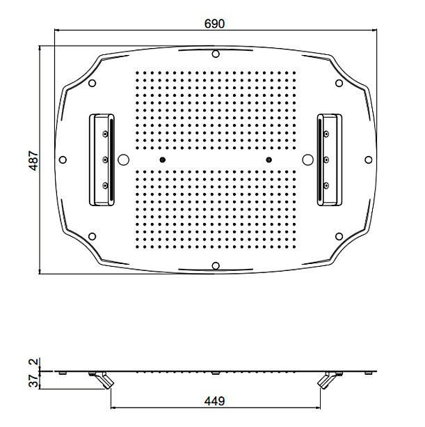 Верхний душ Carimali MyDream Colonial 23071XN/S-CRX купить в интернет-магазине сантехники Sanbest