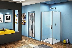 Душевой уголок Good door FANTASY DR+SP 80x90 прозрачный купить в интернет-магазине Sanbest