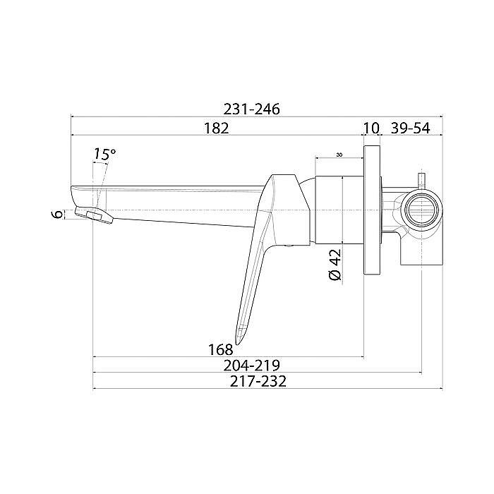 Смеситель для раковины IDDIS Torr TORSB00i65 купить в интернет-магазине сантехники Sanbest