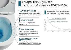 Унитаз CeramaLux TR5178 белый купить в интернет-магазине Sanbest