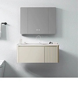 Тумба с раковиной CeruttiSpa Sella 80 Подвесная Слоновая кость для ванной в интернет-магазине Sanbest