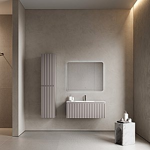 Тумба с раковиной Sancos Snob R 1.0 SNR1.0100SM/CN7003 Doha Soft для ванной в интернет-магазине Sanbest