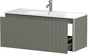 Тумба с раковиной Allen Brau Gravity 120 1.370019.CGM олива матовая для ванной в интернет-магазине Sanbest