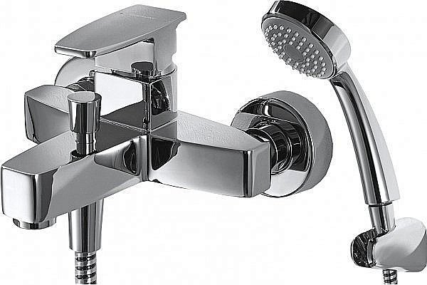 Смеситель для ванны Bravat RIFFLE F672106C-B купить в интернет-магазине сантехники Sanbest