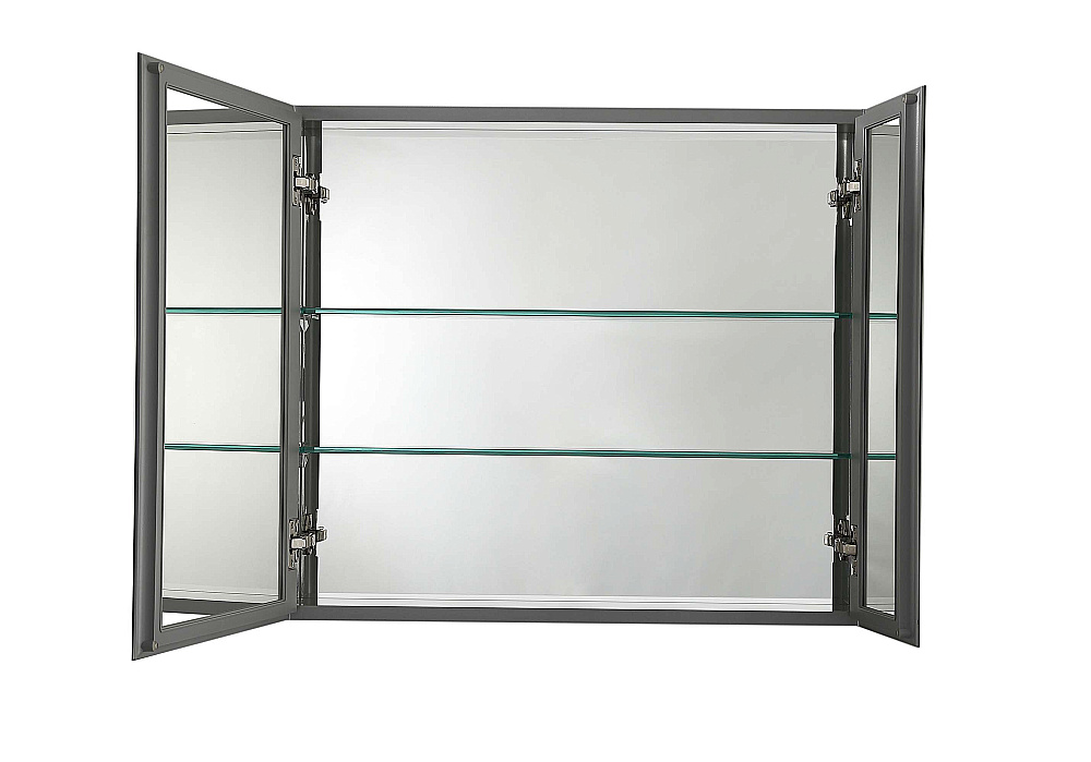 Зеркальный шкаф Aquqtek AQ7608-MC 63,6х66 хром купить в интернет-магазине сантехники Sanbest