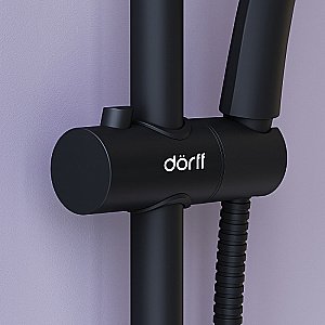 Душевая система Dorff Prime D0740922 черная матовая купить в интернет-магазине сантехники Sanbest