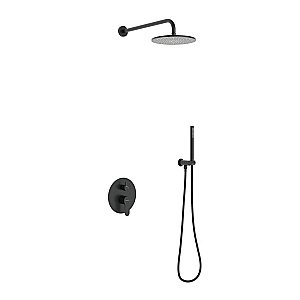 Душевая система Berges NARDIS 2R 71004 черная матовая купить в интернет-магазине сантехники Sanbest