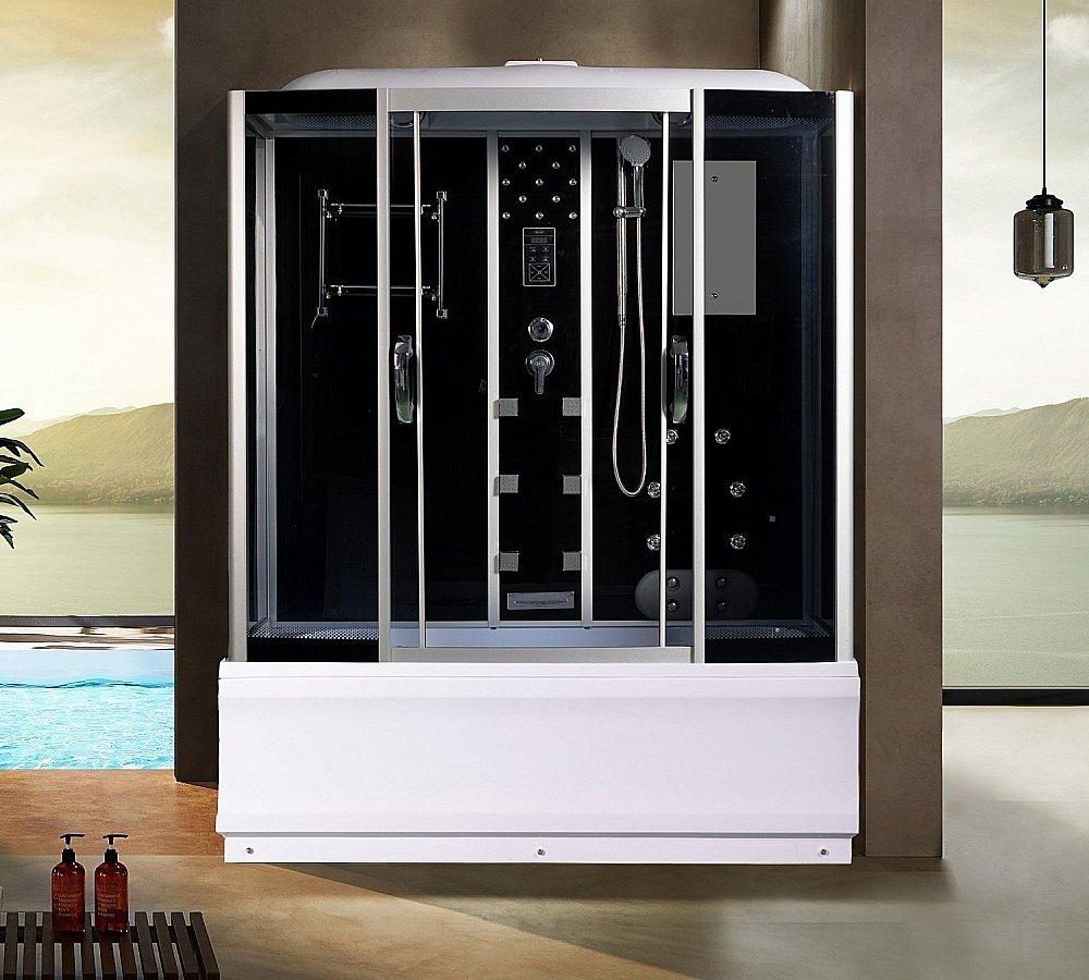 Душевой бокс River Wisla 55 170x80 стекло тонированное купить в интернет-магазине Sanbest