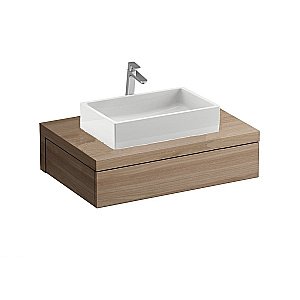 Тумба с раковиной Ravak FORMY X000001035 80 орех для ванной в интернет-магазине Sanbest